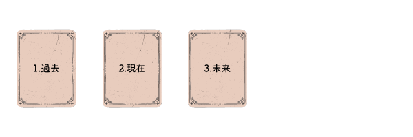 3カードスプレッド（Three-Card Spread）